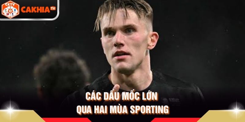 Các dấu mốc lớn qua hai mùa Sporting