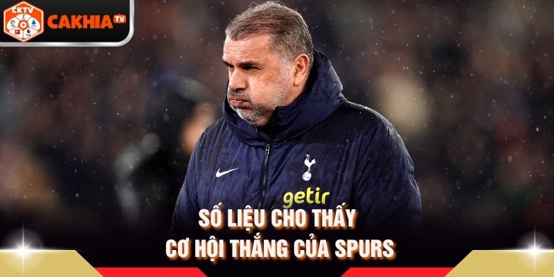 Số liệu cho thấy cơ hội thắng của Spurs